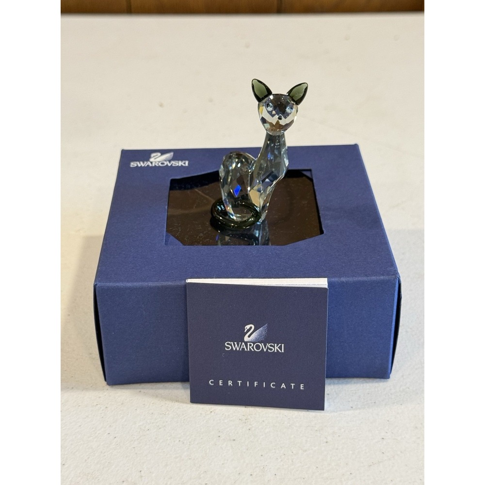 Swarovski Lovlots House of Cats Ines Crystal Figurine Artist Signed **Retired**